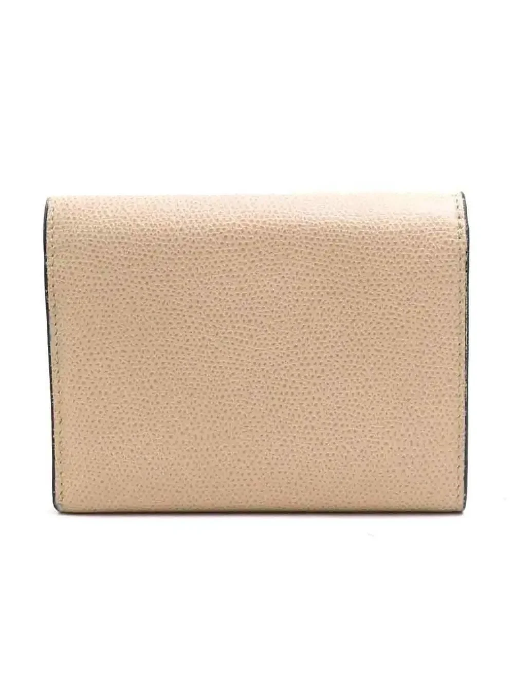 Auth Valextra Trifold Wallet Beige #280363V16B